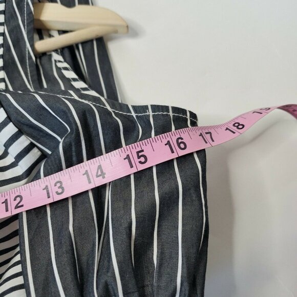 Current/Elliot Women's Size 1 Striped Dress Midi Cotton - Picture 6 of 6